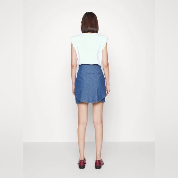 COPY - VERONICA BEARD NWT Clayton Jersey Self-tie Shirt Waist Mini Dress Size M - Picture 4 of 9